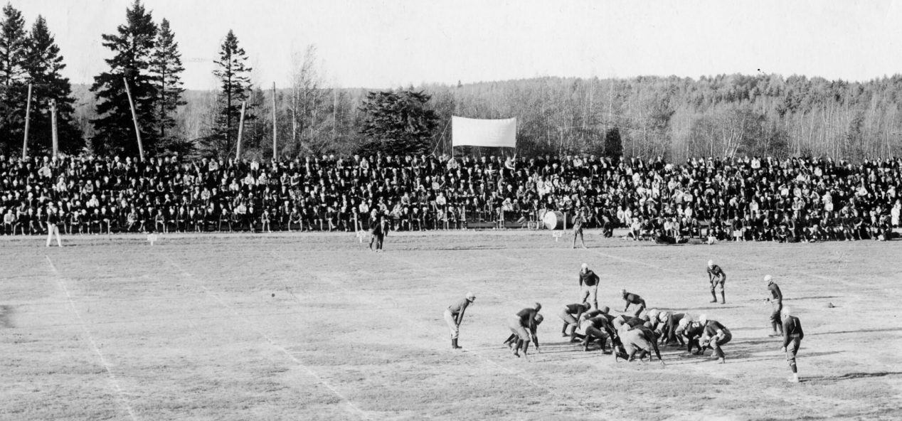 Archival photo of UMaine football