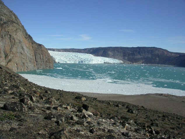 Hooke Calving Glacier