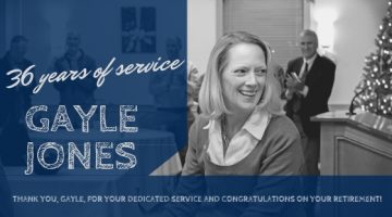 Gayle Jones, 36 years of service at UMaine