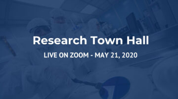 Research Town Hall live image